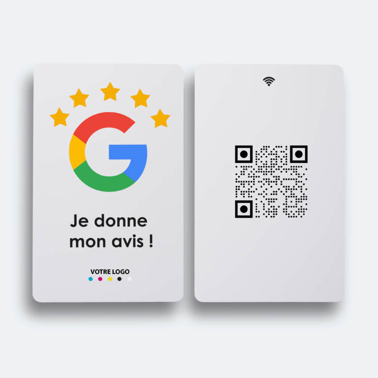 CARTE AVIS GOOGLE LOGO